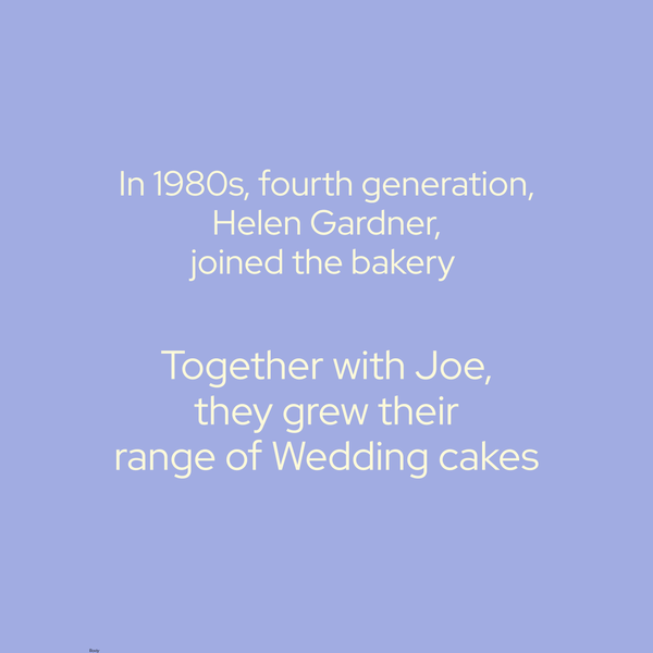 fourth generation Helen Gardner joined in 80s
