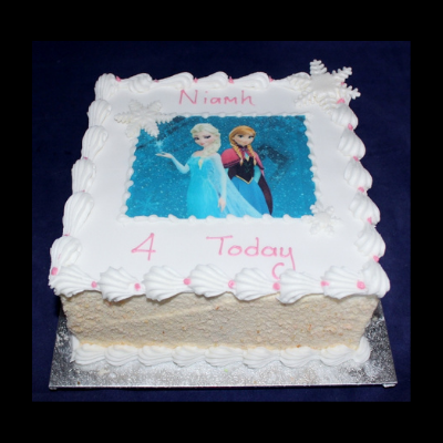 Small Photo & Snowflakes