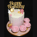 Macaron Drip & Cupcakes