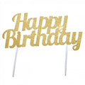 Gold Birthday Topper